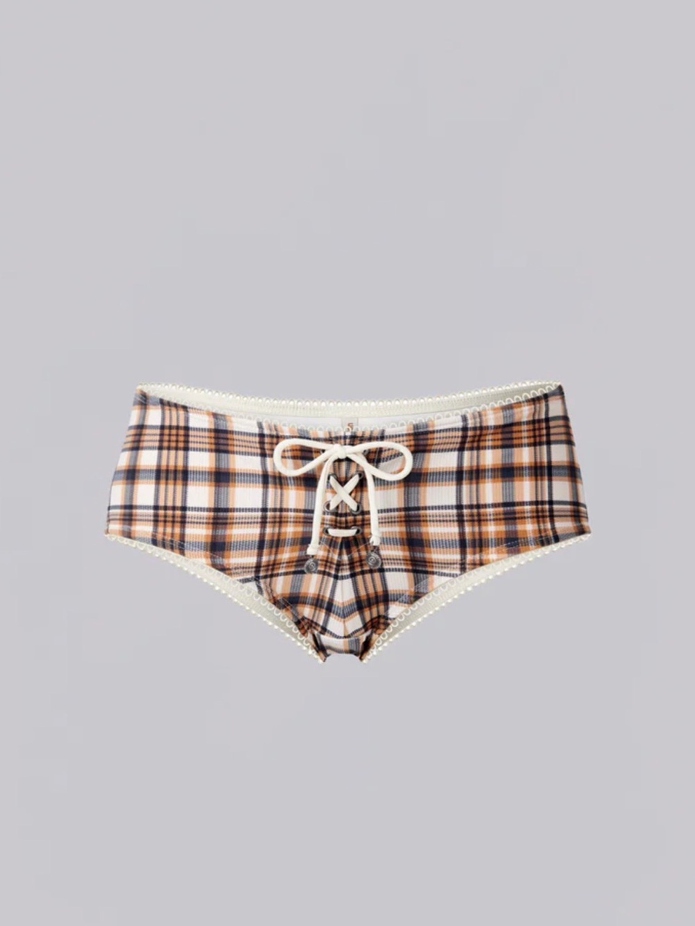Jaded London Brown Checkered Bikini Set - Picture 3 of 3